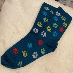 Women’s Kitty Paw Print Socks